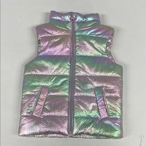 Toddler Iridescent Puffer Vest